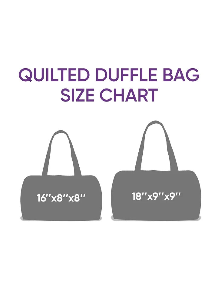 Hippie Van Quilted Duffle Bag