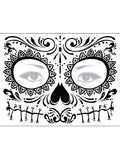 Sugar Skull Inspired Face Temporary Tattoo